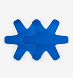Misen blue silicone pan protectors set of two, star-shaped cookware separators