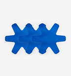 Misen blue silicone pan protectors set of two, star-shaped cookware dividers