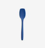 Blue silicone spatula spoon kitchen utensil