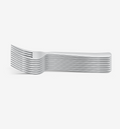 8-Piece Dinner Fork Set - Polished