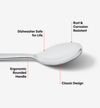 2-Piece Dinner Spoon Set - Polished