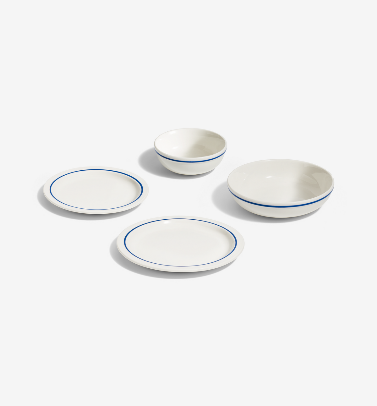 4-Piece Dinnerware Set (Serves 1) - Blue