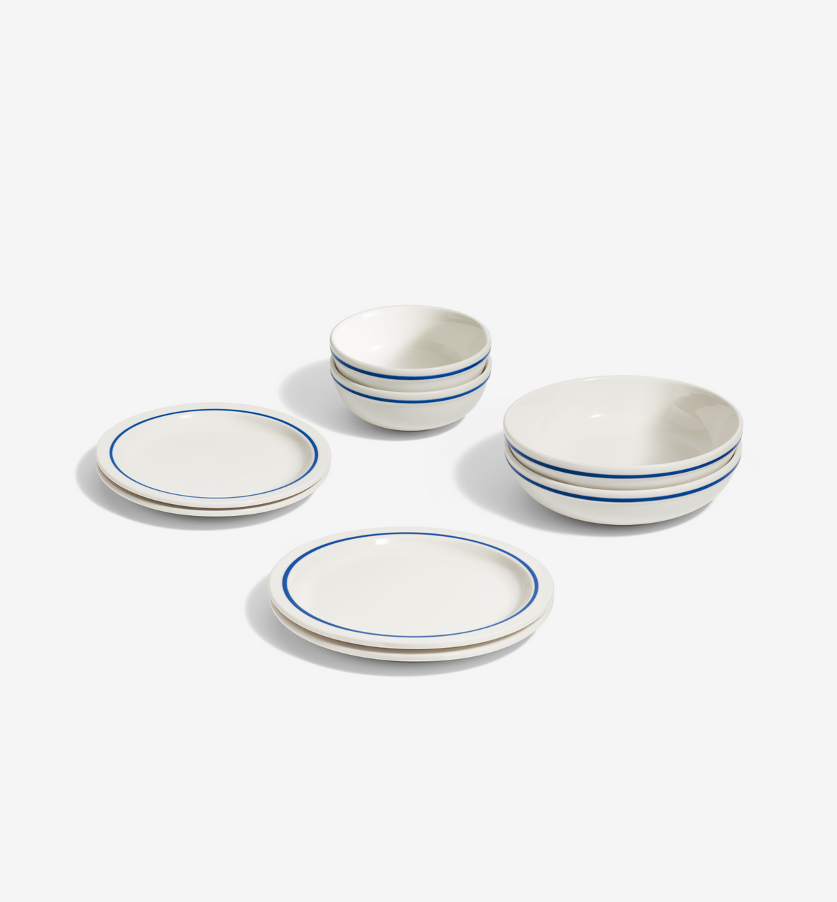 8-Piece Dinnerware Set (Serves 2) - Blue