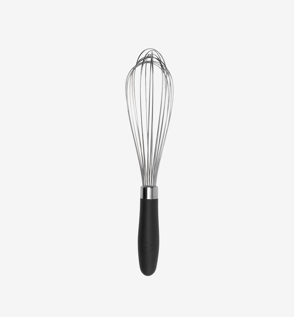 OXO Good Grips stainless steel balloon whisk with black soft-grip handle