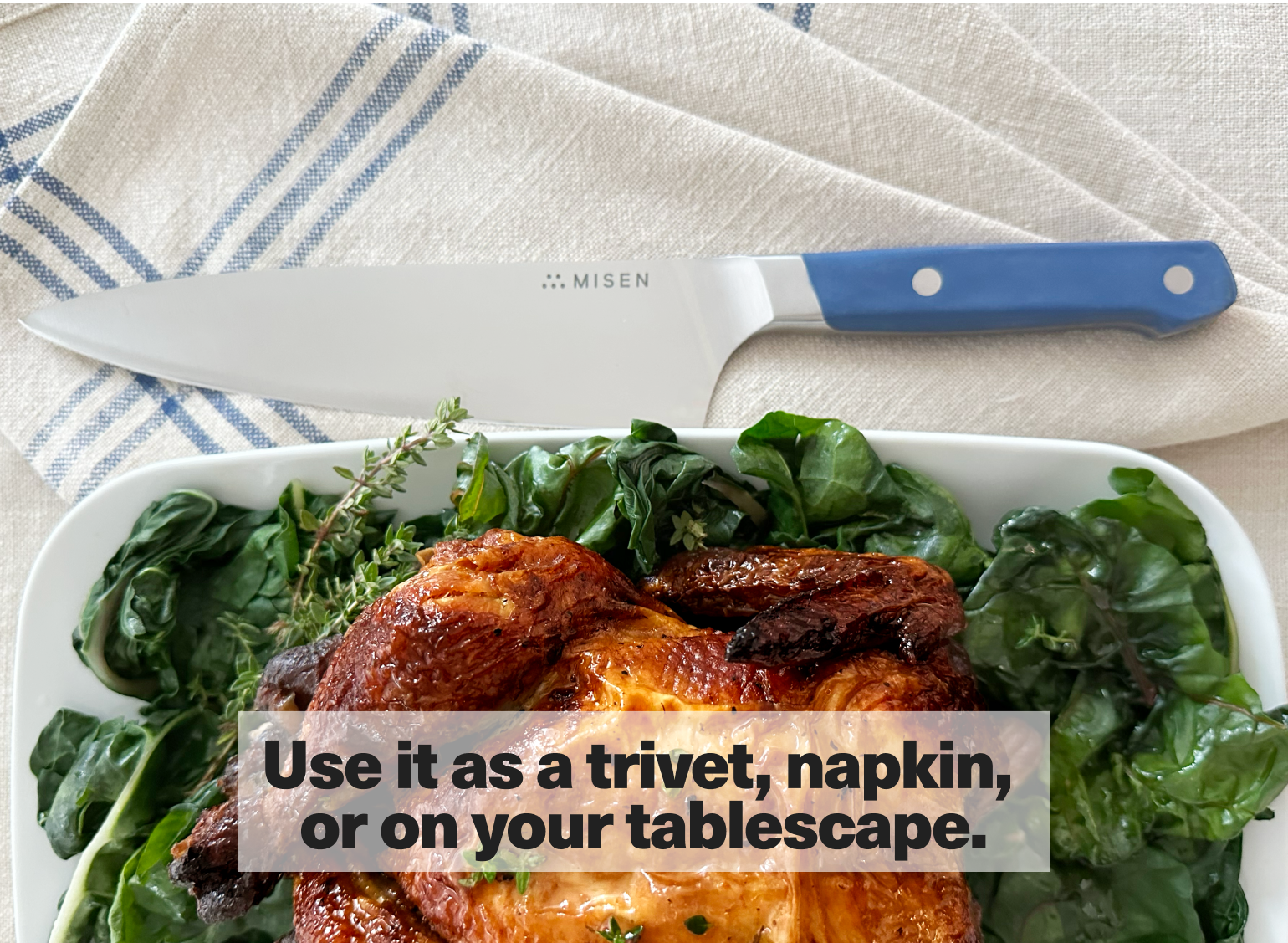 Use it as a trivet, napkin, or on your tablescape.