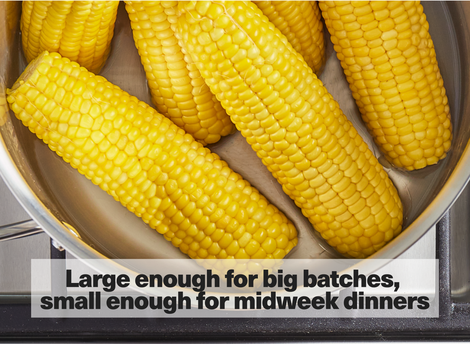Large enough for big batches, small enough for midweek dinners.
