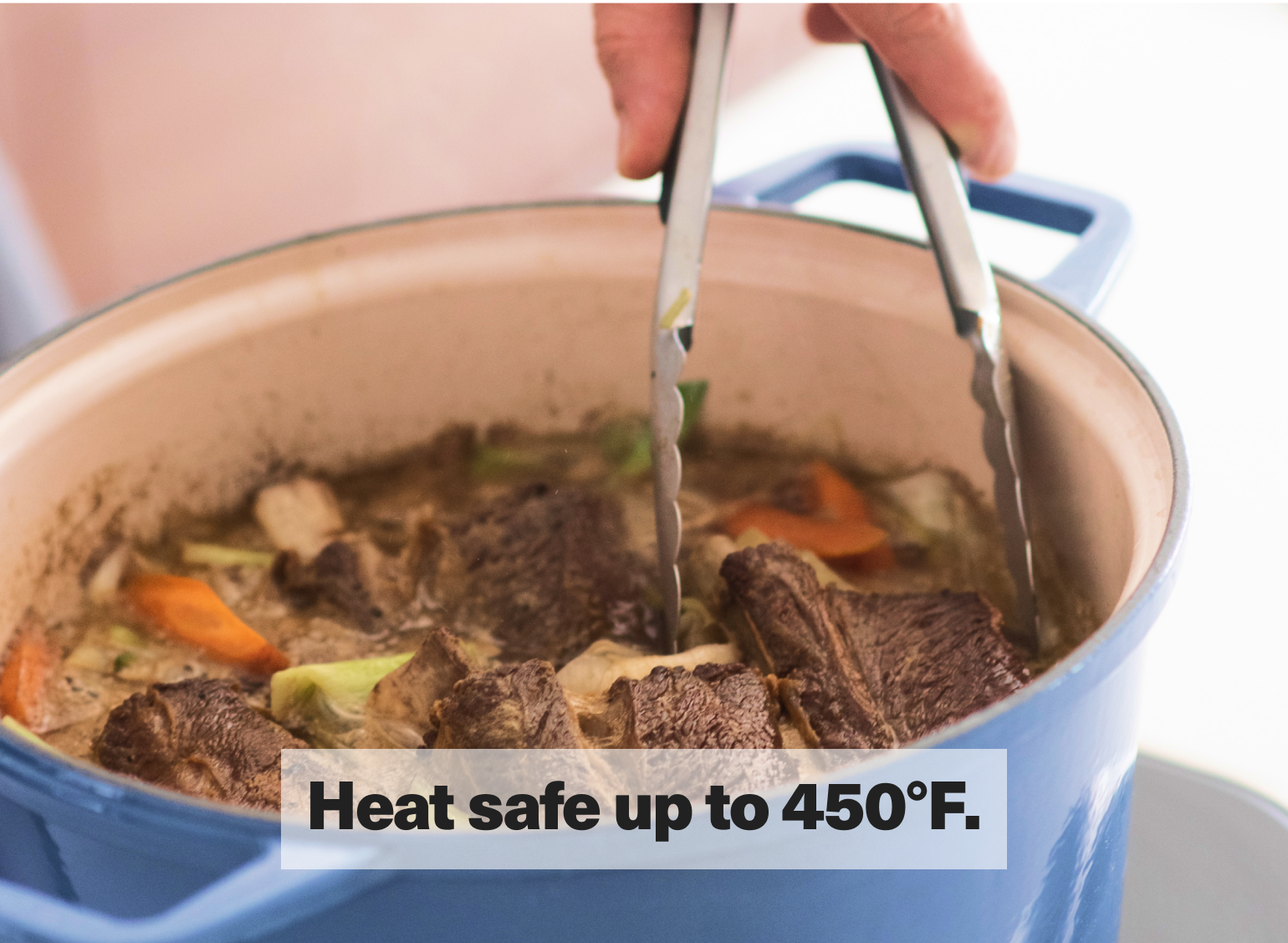 Heat safe up to 450°F.