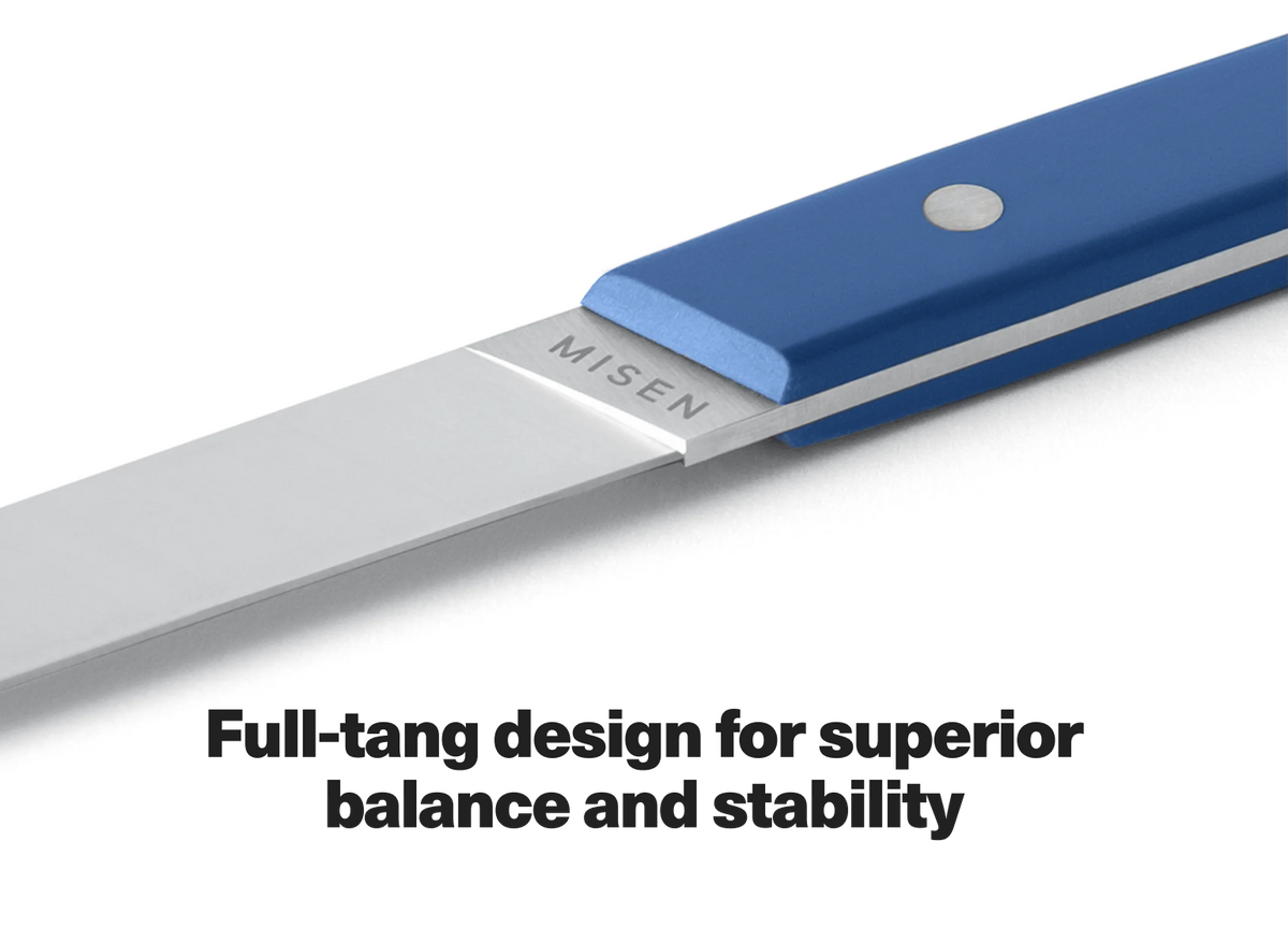 Full-tang design for superior balance and stability.