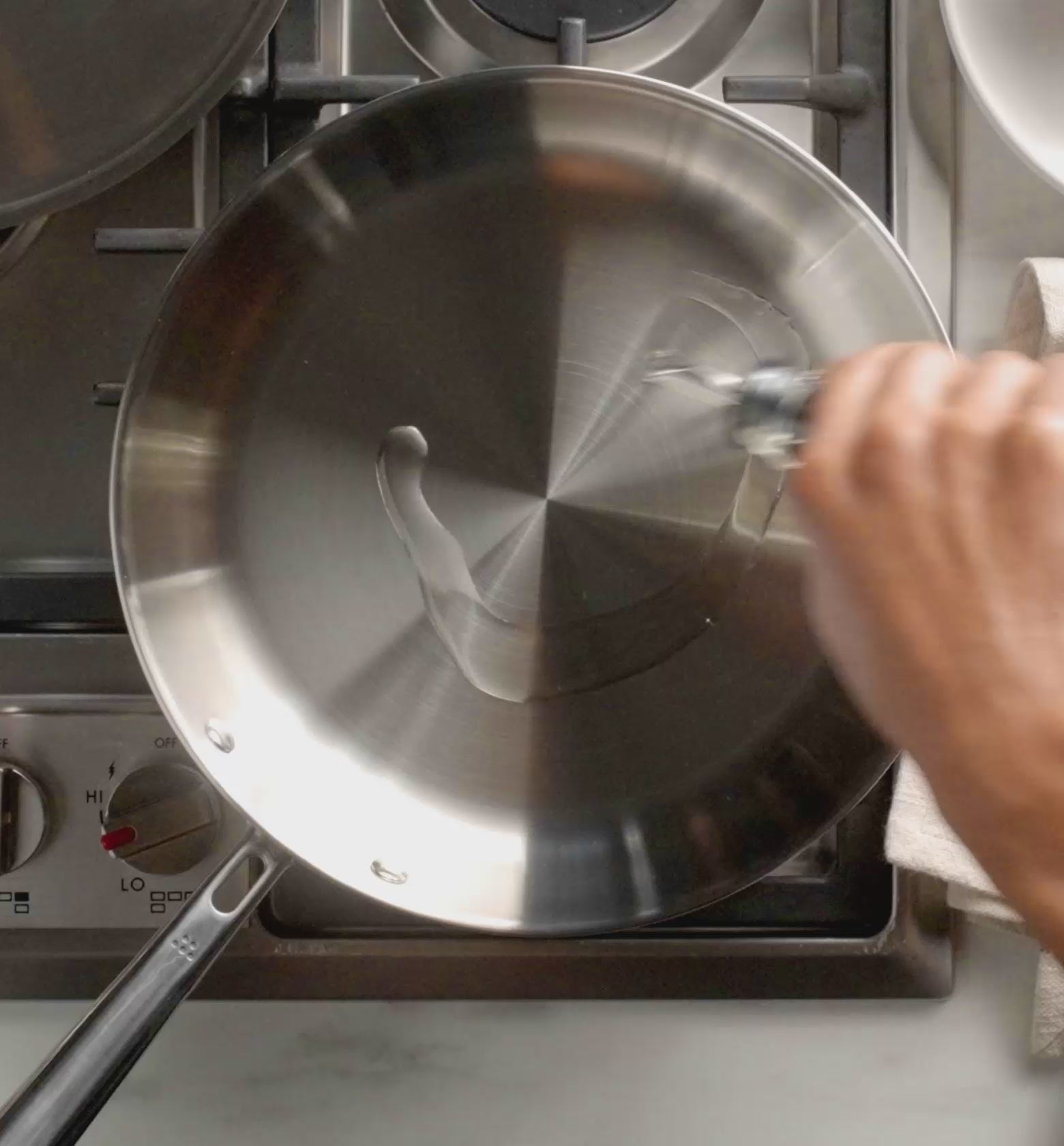 10" + 12" Stainless Steel Frying Pan
