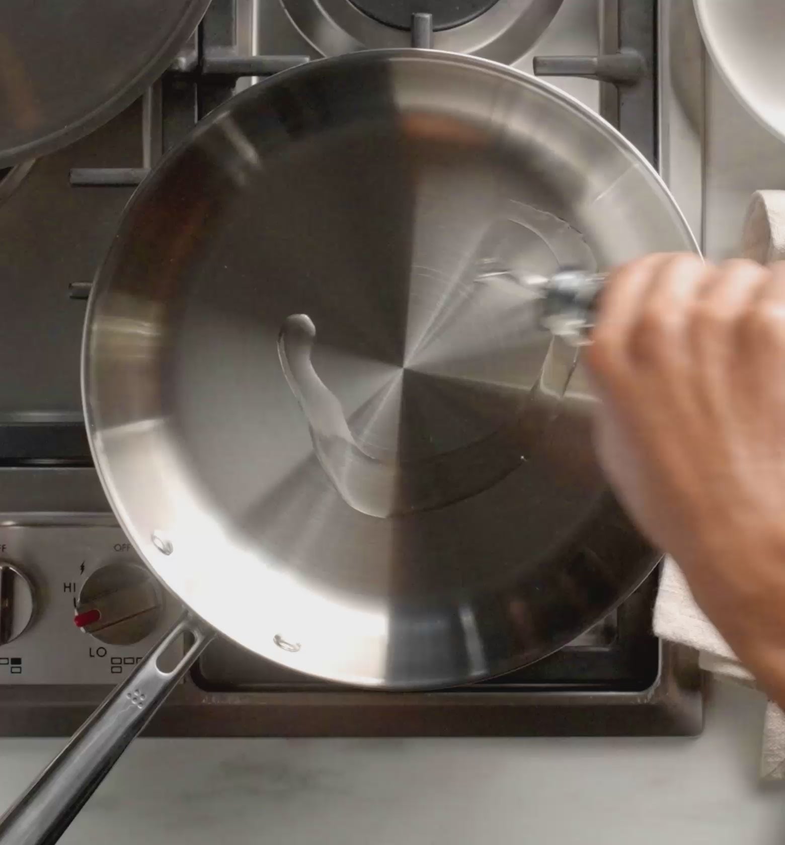 10" + 12" Stainless Steel Frying Pan